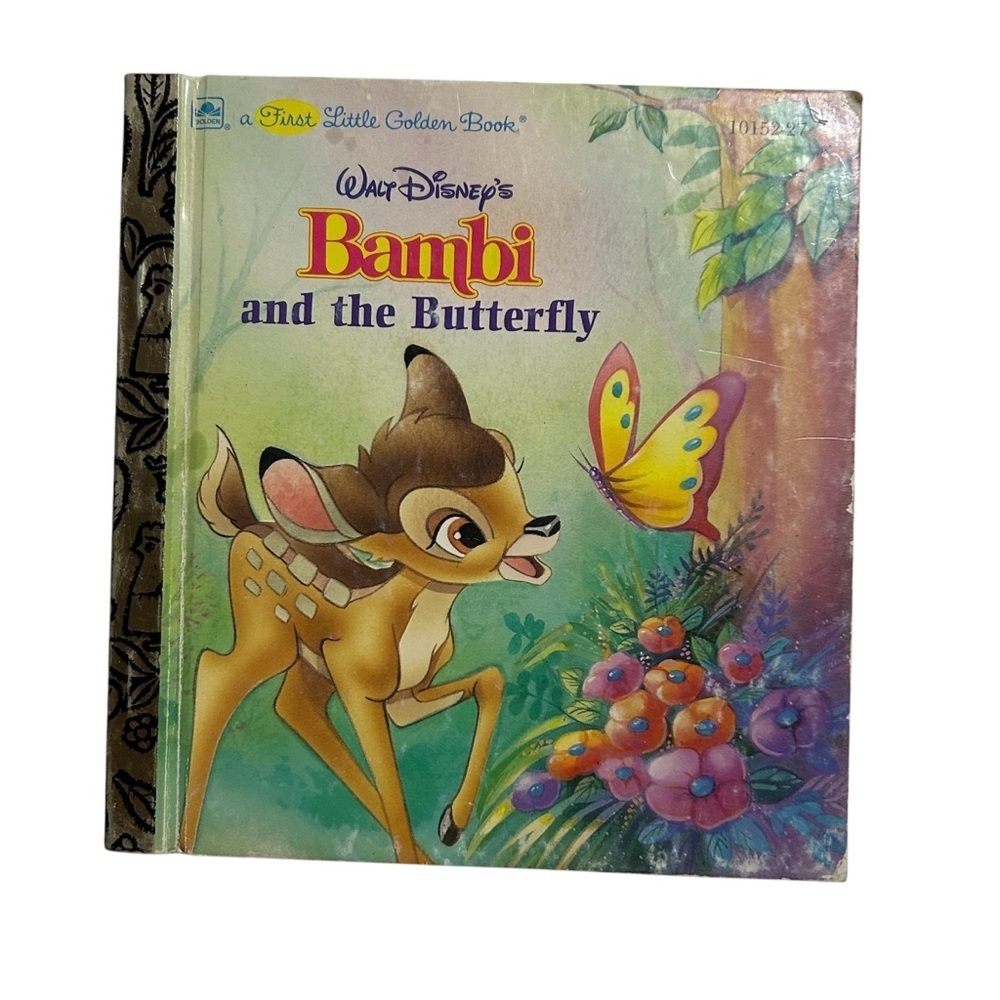 Vintage Walt Disney’s Bambi and the Butterfly a First Little Golden Book 1994